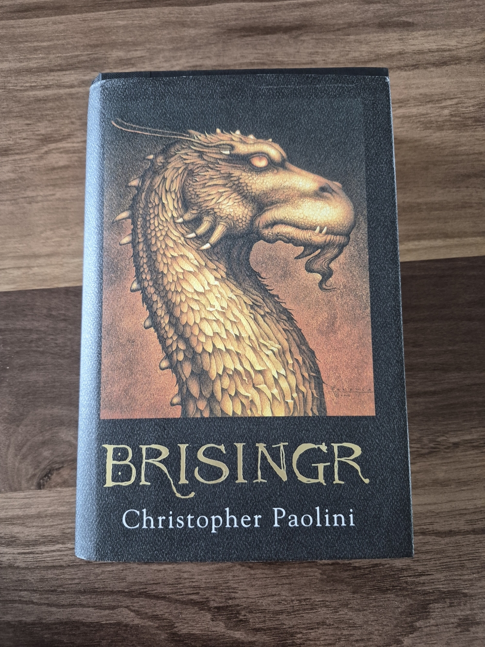 Brisingr Dragon Hardcover - Black and Gold